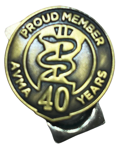 AVMA 40 Yrs of Membership Medallion